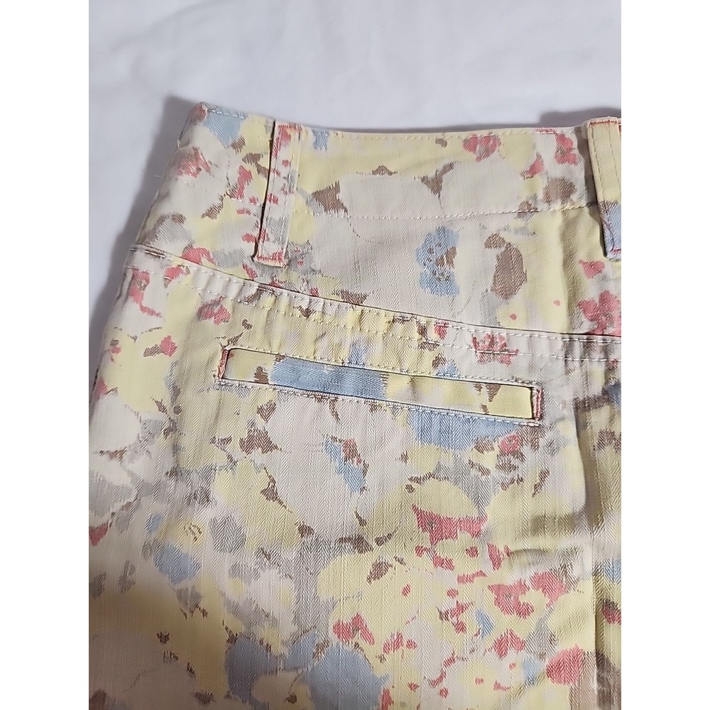 Liz Claiborne Hydra Therapy‎ Mini Skirt Denim Floral Print Size 6 NWT - Picture 8 of 8
